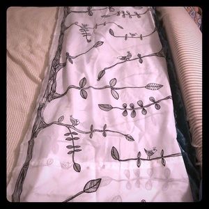 4 Bird on a branch curtain panels